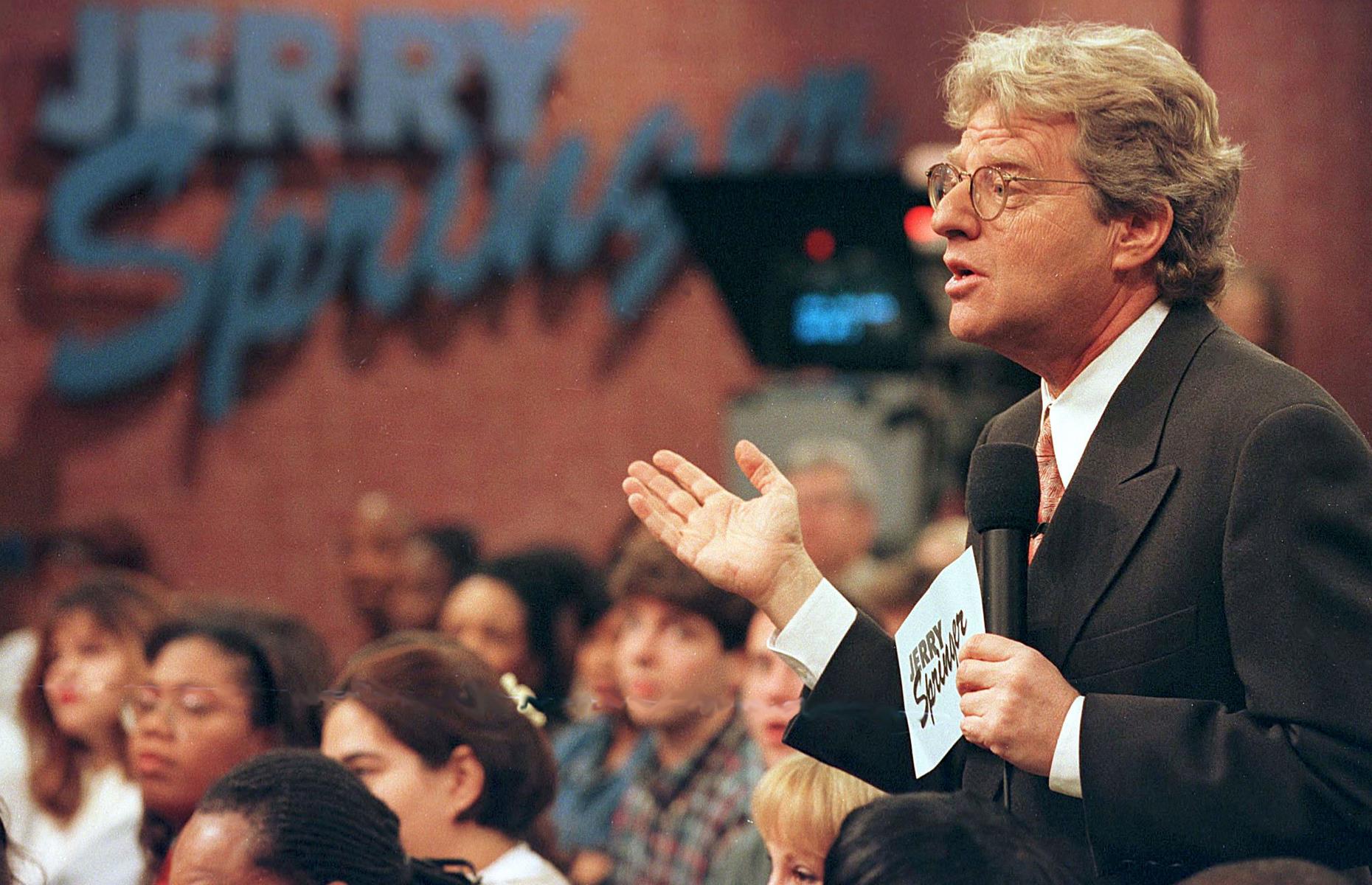 Jerry Springer: mayor to news anchor to chat show host